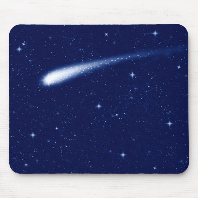 Komet #2 - Mousemat horizontales Marine-Blau Mousepad (Vorne)