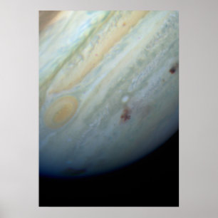 Komet P: Shoemaker-Levy 9 Bombards Jupiter Poster