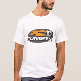 Kometen-schwarzes angepasstes T-Shirt