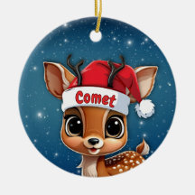 Kometenbabyhirsch, Reh, Hirschkuh, Rentier 🦌🎄