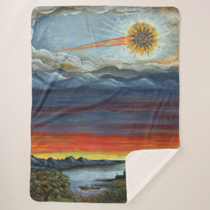 Kometenmalerei-Druck Sherpadecke