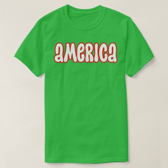 Komfort Amerika 2 T-Shirt (Design vorne)