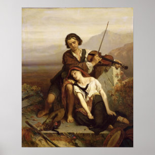 Komfort im Leid, c.1852 Poster