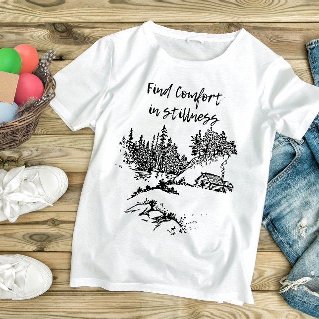 Komfort in Stille finden T-Shirt (Von Creator hochgeladen)