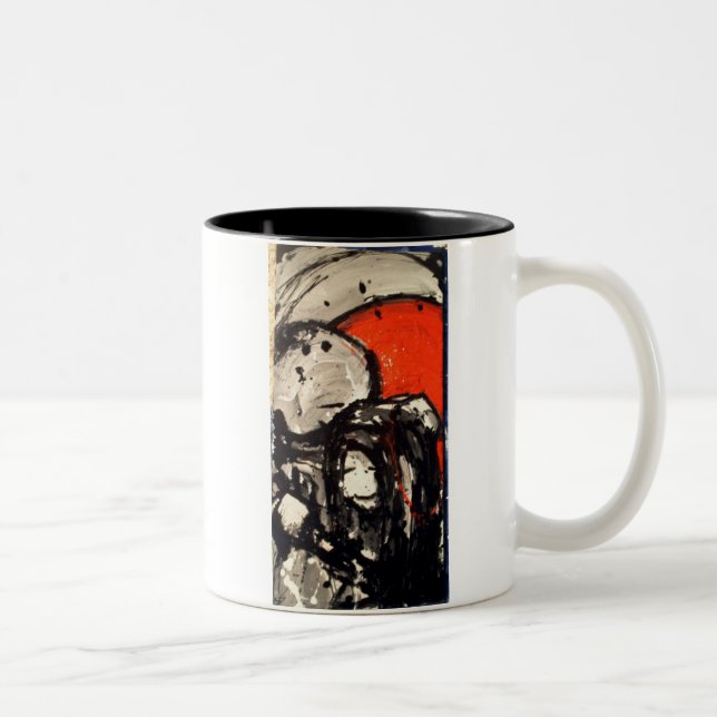 Komfort-Tasse Zweifarbige Tasse (Rechts)