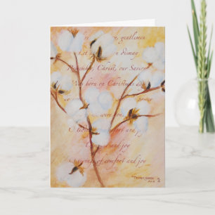 Komfort u. Freude Feiertagskarte