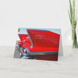 Komfort und Freude Feiertagskarte