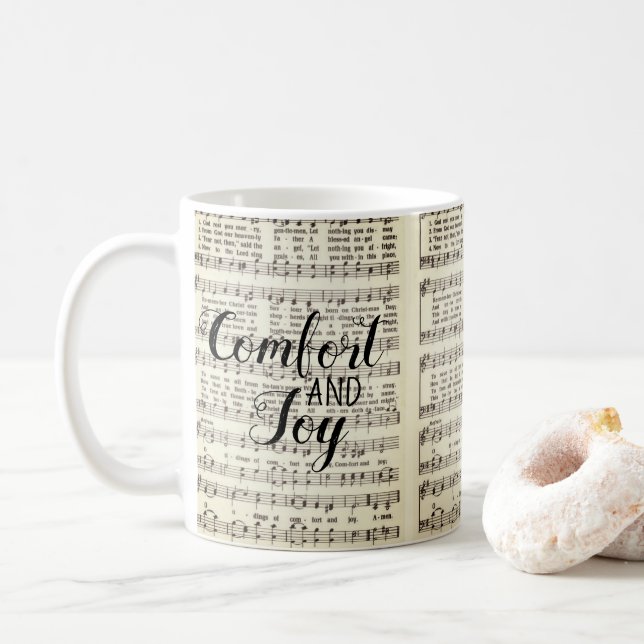 Komfort und Freude Kaffeetasse (Mit Donut)