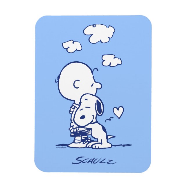 Komfort und Sicherheit | Charlie & Snoopy Hug Magnet (Vertikal)