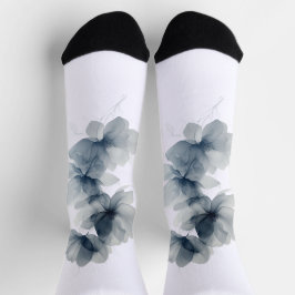 komfortabel und blumig socken