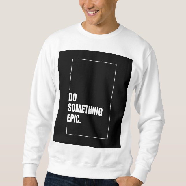 Komfortabler Alltagsstil Sweatshirt (Vorderseite)