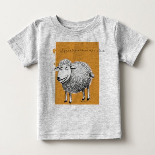 Komfortabler T-shirt mit dem divertida. Schaf