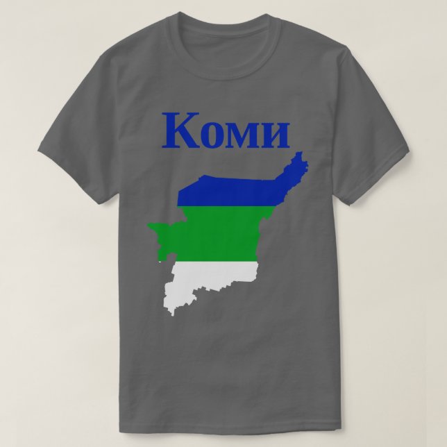 Komi Republik Russland T-Shirt (Design vorne)