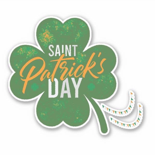 komisch irisch aufkleber (Vorderseite)