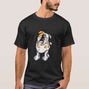 Komische englische Bulldogge süße faltige Hund Car T-Shirt