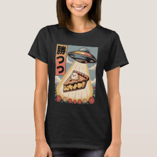 Komischer Alien-Pie-Liebhaber UFO-Enthusiasten Lus T-Shirt