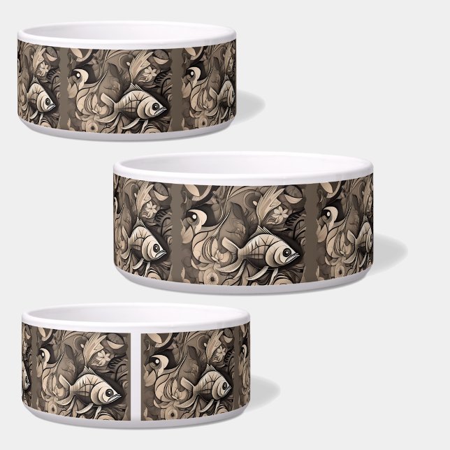 Komischer Fisch Sirona Hausschale Napf (Odds Fish Sirona Pet Bowl)