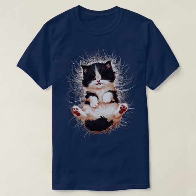 Komischer Katzenkunstdruck Dieses niedliche Cat Ar T-Shirt (Design vorne)