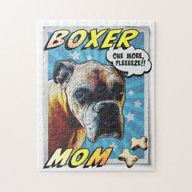 Komisches Boxer-Puzzle (Vertikal)