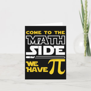 Komm auf die Mathe-Seite. Wir haben Pi Mathe Pi Ta Karte