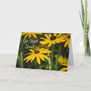 Komm bald! Blume Karte