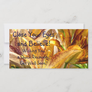 Komm bald! Wir wünschen Ihnen eine schnelle Erholu