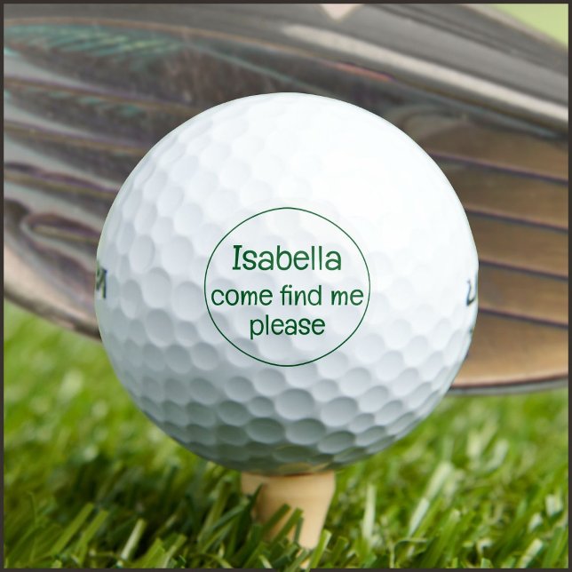 Komm, finde mich, bitte  golfball (Von Creator hochgeladen)