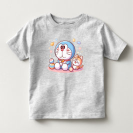 Komm Komm Katze und Doraemon Kleinkind T-shirt