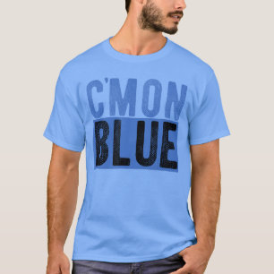 Komm, komm schon Blau Schiedsrichter Baseball Fan T-Shirt