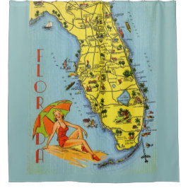 Komm nach Florida! Duschvorhang