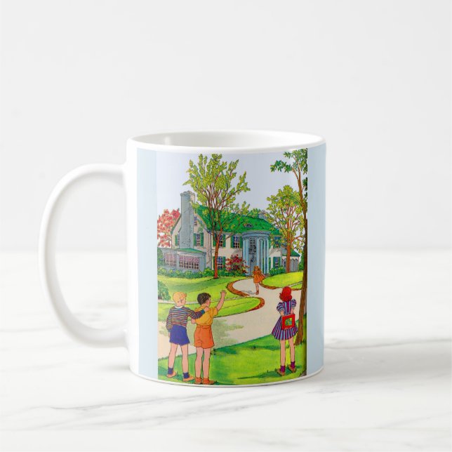 Komm raus und spiel kaffeetasse (Links)