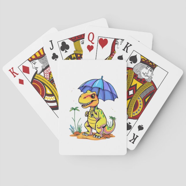Komm, Regen Spielkarten (Rückseite)