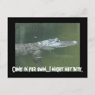 Komm rein.. Postcard Postkarte
