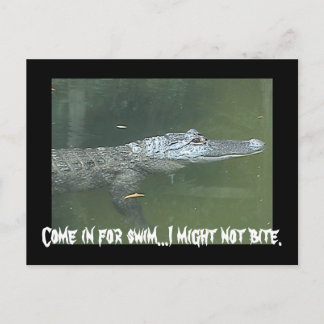 Komm rein.. Postcard Postkarte