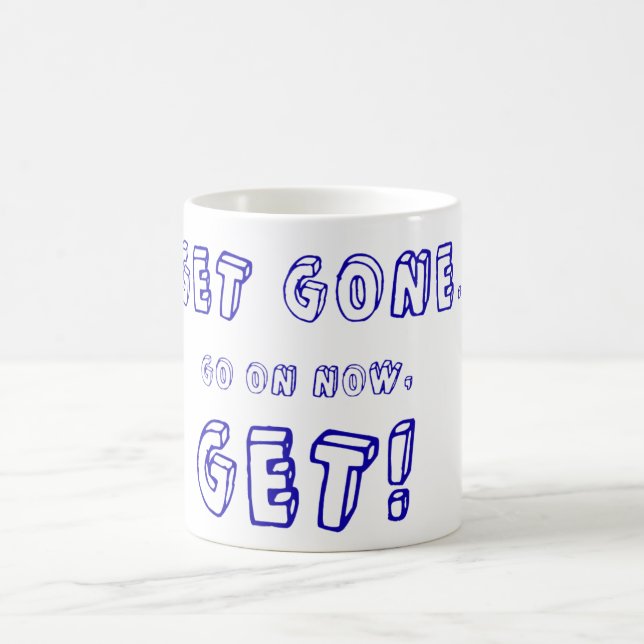 Komm schon, mach schon! kaffeetasse (Mittel)