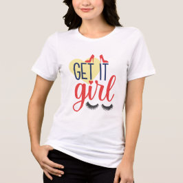 Komm schon, Mädchen! Ermächtigung von Frauen Tri-Blend Shirt
