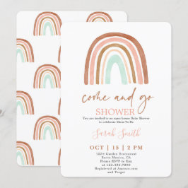 Komm und geh Rainbow Baby Showgirl Einladung