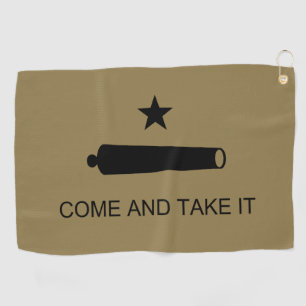 Komm und nimm es! Texas Staat Schlachtflagge Golfhandtuch