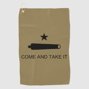 Komm und Nimm es! Texas State Battle Flag Golfhandtuch