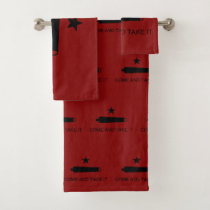 Komm und nimm es! Texas State Schlachtflagge Badhandtuch Set