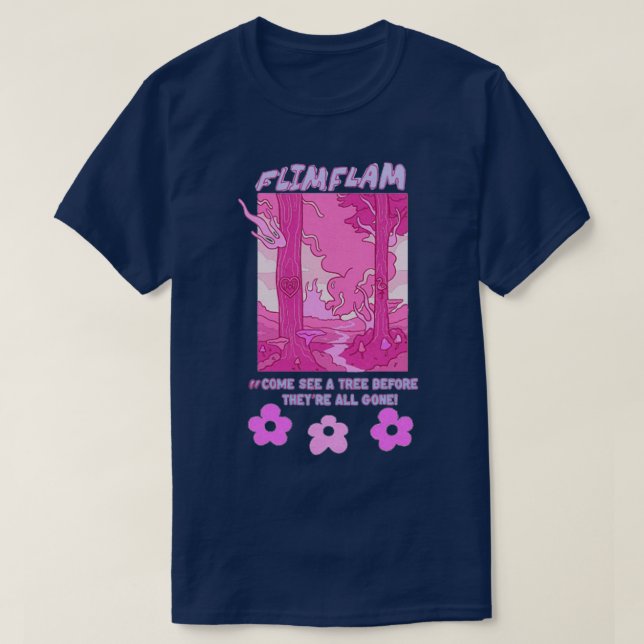 Komm und sieh dir ein Baumflimmerflamm an T-Shirt (Design vorne)