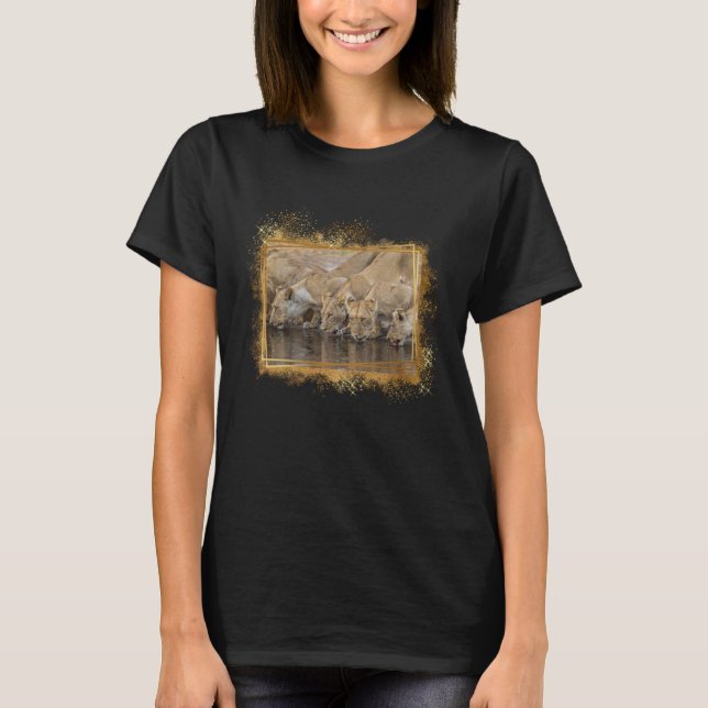 Komm und trinke Fierce Christliche Führungskräfte T-Shirt (Vorderseite)