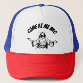 Komm zu mir Bro Funny Jesus Christliche Bibelkappe Truckerkappe