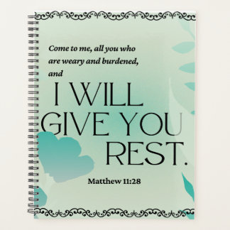 Komm zu mir: Inspirationsplaner Matthew 11-28 Planer