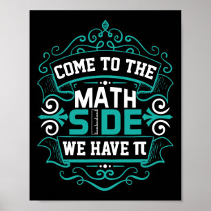 Komm zum Mathematik Side Wir Haben Pi - Pi Day Poster