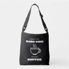 Komm zur Dunkelheit, wir haben Kaffee Tragetaschen Mit Langen Trägern