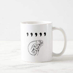 Komma-Chamäleon Kaffeetasse