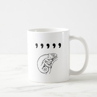 Komma-Chamäleon Kaffeetasse
