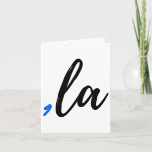 Komma La - Kamala Harris 2024 Frau Präsidentin Wäh Karte