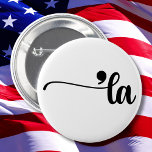 Komma La Kamala Harris Satzzeichen La Election Button<br><div class="desc">Unterstützung von Kamala Harris mit diesem lustigen Design Comma La</div>